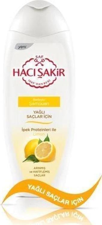 Hacı Şakir Şampuan Limon Yağlı Saçlar 2in1 500 Ml