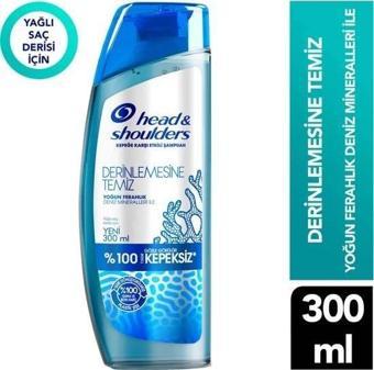 Head Shoulders Derinlemesine Temiz Şampuan Yoğun Ferahlık 300 Ml