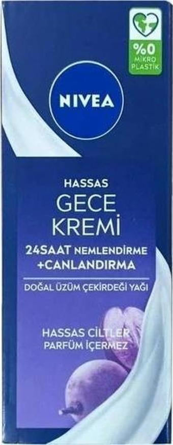 Nivea Hassas Gece Kremi 50 Ml