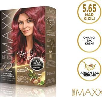 Maxx Deluxe Saç Boyası 5.65 Çilek Kırmızısı