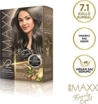 Maxx Deluxe Saç Boyası 7.1 Küllü Kumral