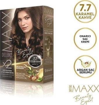 Maxx Deluxe Saç Boyası 7.7 Karamel Kahve