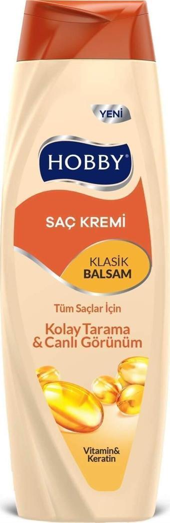 Hobby Saç Kremi Klasik Balsam Kolay Tarama 600 Ml