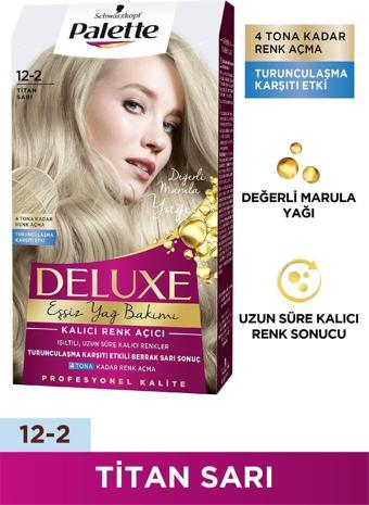 Palette Deluxe Saç Boyası 12-2 Titan Sarı