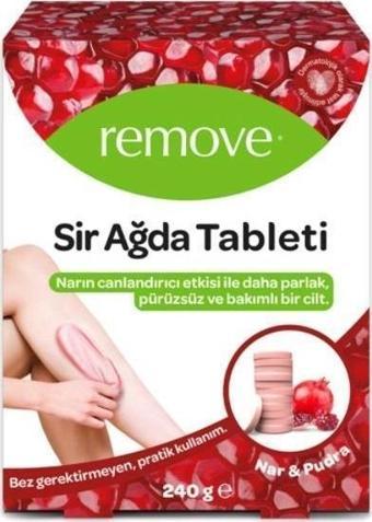 Remove Sir Ağda Tableti Nar Ve Pudra Özlü 240 Gr