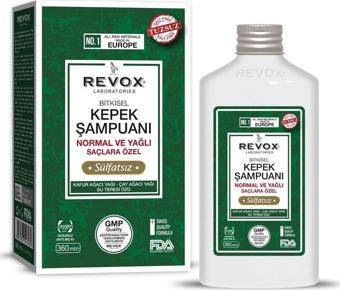 Revox Şampuan Kepeğe Karşı Etkili Tuzsuz Normal Ve Yağlı Saçlar 360 Ml