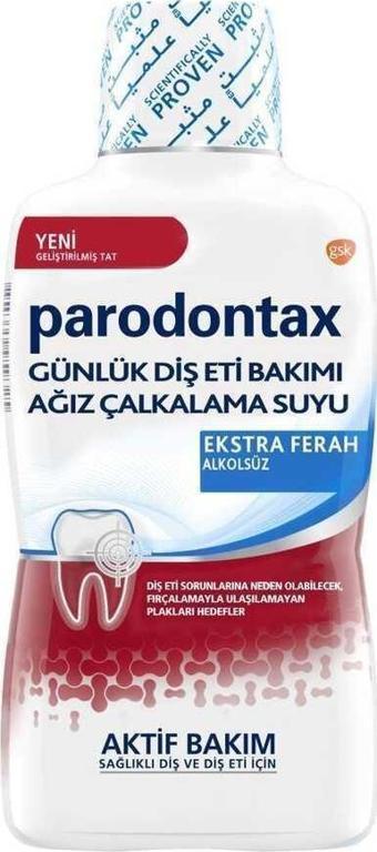 Parodontax Günlük Diş Eti Sağlığı Ağız Çalkalama Suyu Extra Ferah 500 Ml Yeni