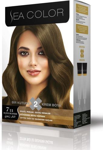 Sea Color Saç Boyası 7/11 Yoğun Küllü Kumral