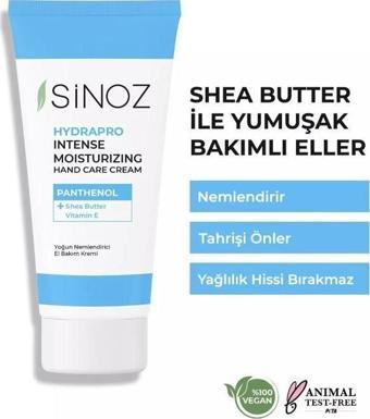 Sinoz Vitamin E Panthenol Içeren Yoğun Nemlendirici El Bakım Kremi 50 ml