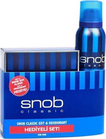 Snob Classic Bay Parfüm Seti Edt 100 Ml+150 Ml Deodorant