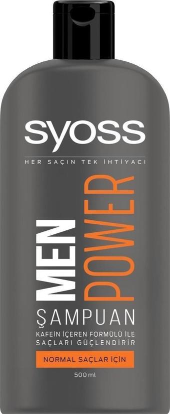 Syoss Men Şampuan Power Normal Saçlar İçin 500 Ml