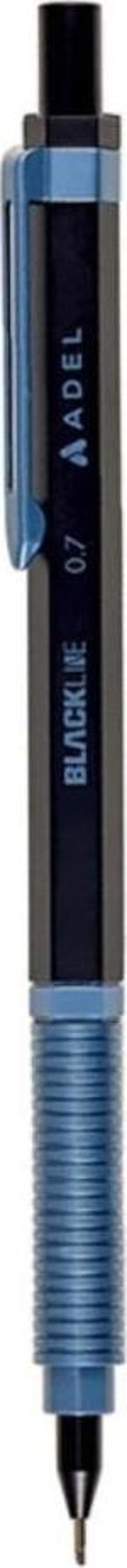 Adel Blackline Metal Gövdeli Versatil Kalem 0.7 Mm MAVİ-SİYAH