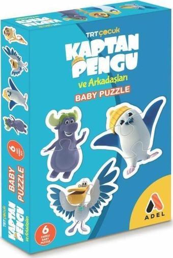 Adel Trt Çocuk Kaptan Pengu Baby Puzzle