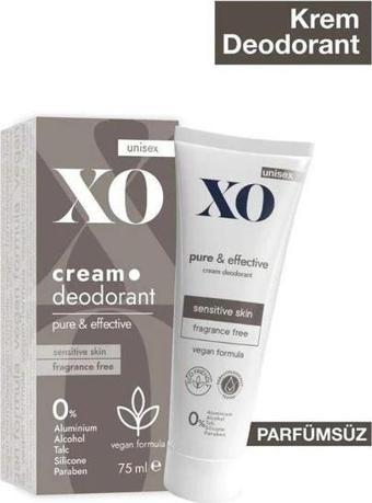 Xo Unisex Cream Deodorant Hassas Ciltler 75 Ml