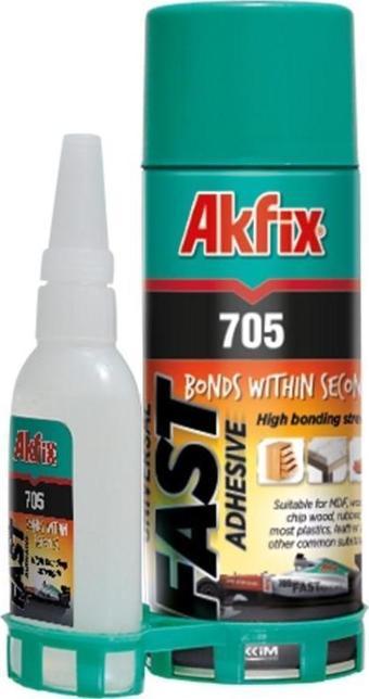 Akfix 705 Mdf Kit Hızlı Yapıştırıcı 200Ml + 50Gr