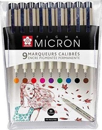 PIGMA MICRON 05  9  RENKLİ SET 