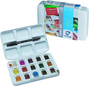 VAN GOGH SULUBOYA TABLET 12+3 SET (PLASTİK KUTU) 