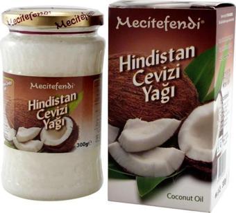 Mecitefendi Hindistan Cevizi Yağ Soğuk Pres%100 Doğal 300 Ml