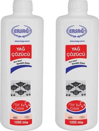 Ersağ Yağ Çözücü 1000 ml x 2 Adet