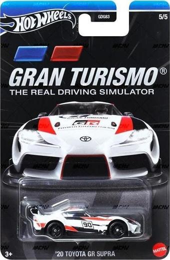 Hot Wheels GRAN TURISMO Arabaları Özel Seri 20 TOYOTA GR SUPRA HRV67 - GDG83