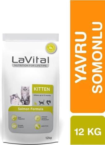 LaVital Somonlu Yavru Kedi Maması 12 kg