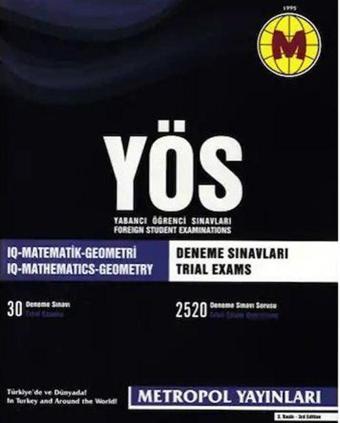 YÖS Deneme Sınavları 30 Sınav - Metropol Yayınları