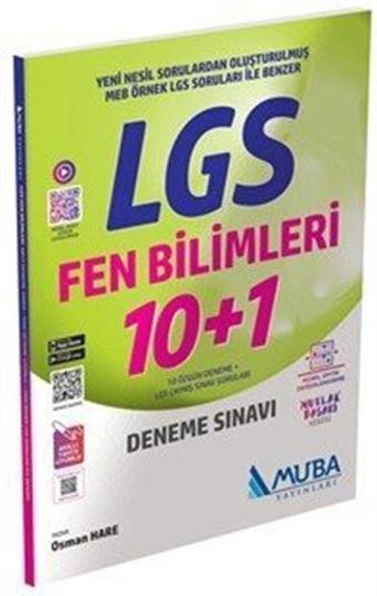 LGS Fen Bilimleri 10+1 Deneme Sınavı (1807) - Muba Yayınları