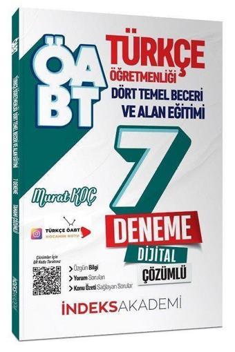 İndeks Akademi 2023 ÖABT Türkçe Dört Temel Beceri ve Alan Eğitimi 7 Deneme PDF Çözümlü - İndeks Akademi Yayıncılık