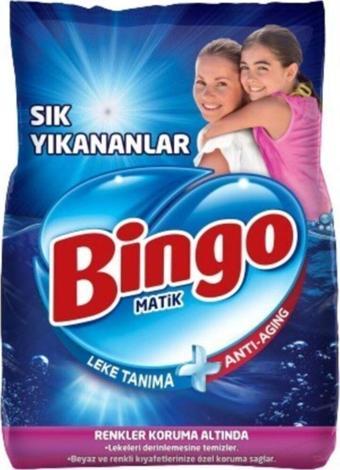 Bingo Sık Yıkananlar Toz Çamaşır Deterjanı 9 Kg