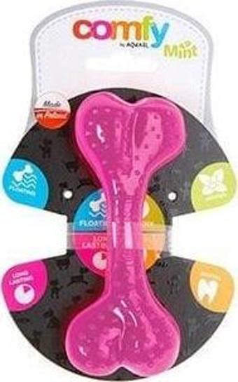 Aquael Comfy Dental Naneli Diş Kaşıyıcı Köpek Kemik Oyuncağı Pembe 16.5 Cm