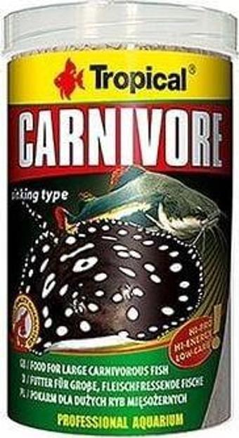 Tropical Carnivore Etçil Balıklar için Pellet Balık Yemi 1000 Ml 600 Gr