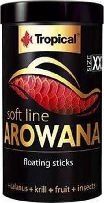 Tropical Softline Arowana Xxlarge Yetişkin Arowanalar için Renklendirici Balık Yemi 250 Ml 80 Gr