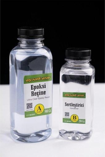 Epakem Epoksi Ultra Şeffaf Reçine ve Sertleştirici 750gr
