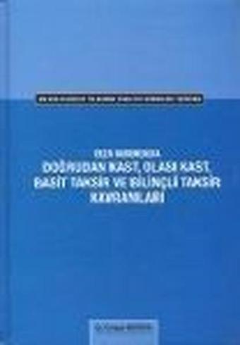 Doğrudan Kast Olası Kast Basit Taksir ve Bilinçli Taksir Kavramları - Cengiz Apaydın - Öğretmen Yayınları