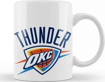 Baskı Dükkanı Thunder Okc Logo Kupa Bardak Porselen