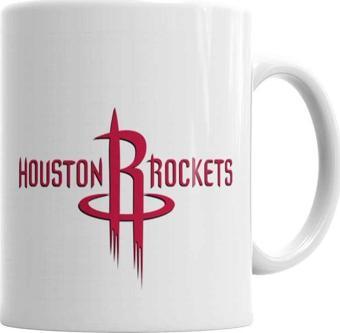 Baskı Dükkanı Houston Rockets Kupa Bardak Porselen