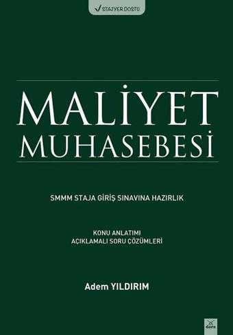 Maliyet Muhasebesi - Adem Yıldırım - Dora Yayıncılık