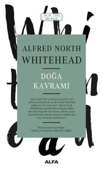 Doğa Kavramı - Alfred North Whitehead - Alfa Yayıncılık