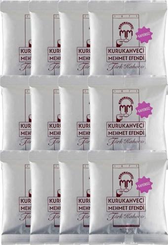 Kurukahveci Mehmet Efendi Kafeinsiz Türk Kahvesi 50 G Folyo Ambalaj X 12 Adet 8690627421009 Türk Kahvesi