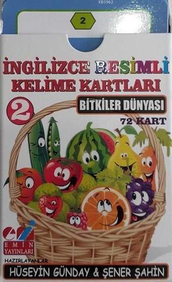 Bitkiler Dünyası-İngilizce Resimli Kelime Kartları 2 - Şener Şahin - Emin Yayınları