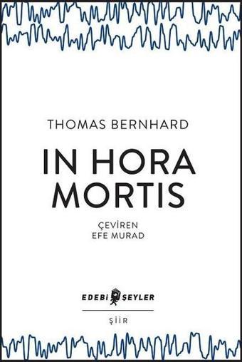 In Hora Mortis - Thomas Bernhard - Edebi Şeyler