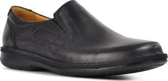 Dr. Flexer 816612 Siyah Erkek Hakiki Deri Slip On Ayakkabı