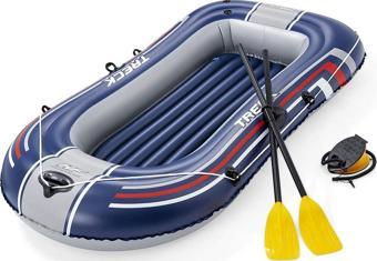 Bestway 61083, Hydro-Force Şişme Tabanlı  Bot Seti, 2 Kişilik (190 KG) - Kürek Pompa Set