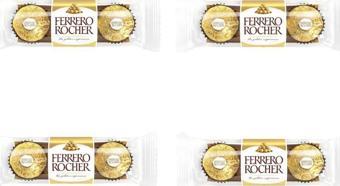 Ferrero Rocher T3 Fındıklı Çikolata 37,5 gr X 4 Adet