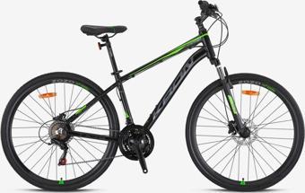Kron TX 75 Trekking MD 28" Jant 19' Kadro 21 Vites Şehir Bisikleti Mat Siyah Füme Yeşil Gri