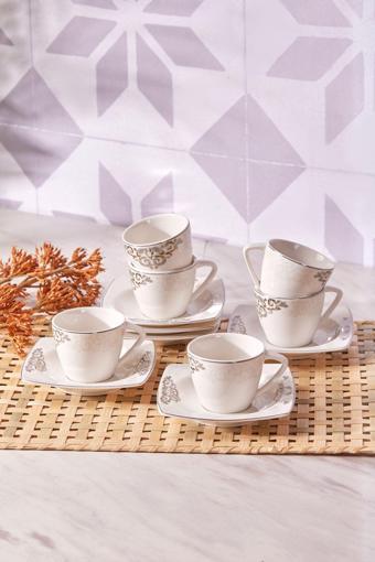 Karaca Nazende 6 Kişilik Kahve Fincanı Takımı 80 Ml