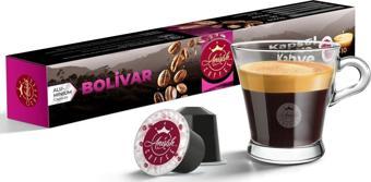 Anisah Coffee Bolivar Nespresso Uyumlu Kapsül Kahve 10'lu Nespresso Uyumlu