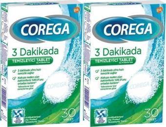Corega Cleanser Bio Protez Temizleme Tableti 30'lu X 2 Adet