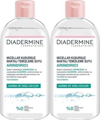 Diadermine Arındırıcı Micellar Kusursuz Makyaj Temizleme Suyu 400 ml X 2