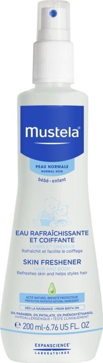 Mustela Skin Freshener Spray 200 Ml Tazeleyici Ve Şekillendirici Sprey Saç Ve Vücut